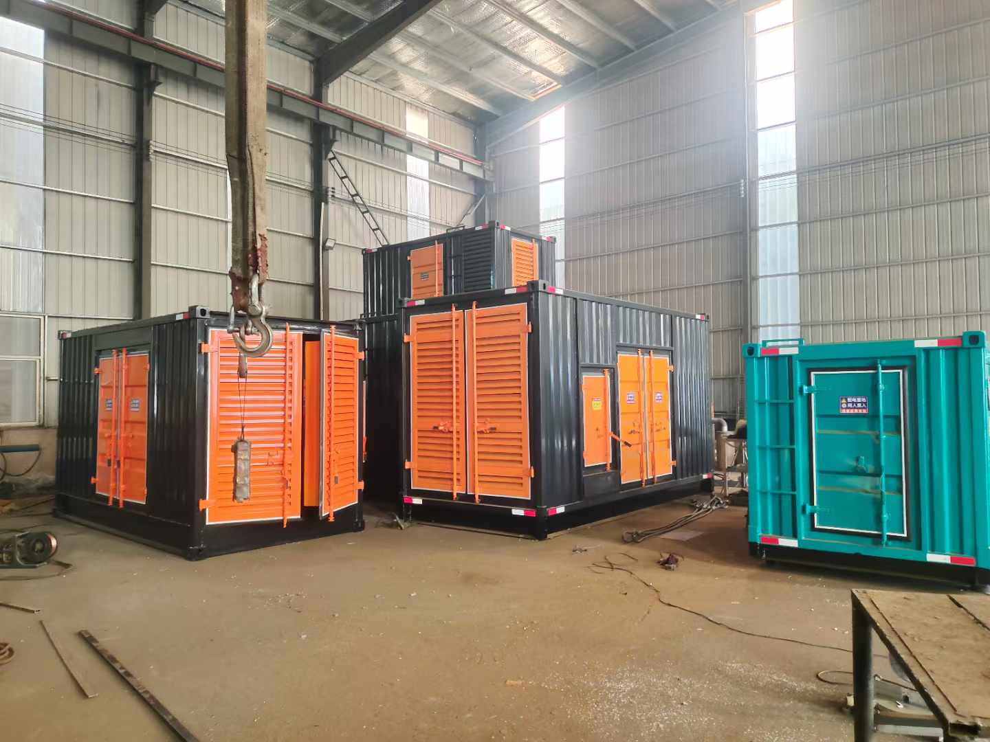 兴安500kw柴油发电机组可以带动多少功率设备？